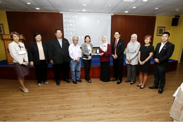 Group photograph during the courtesy visit
