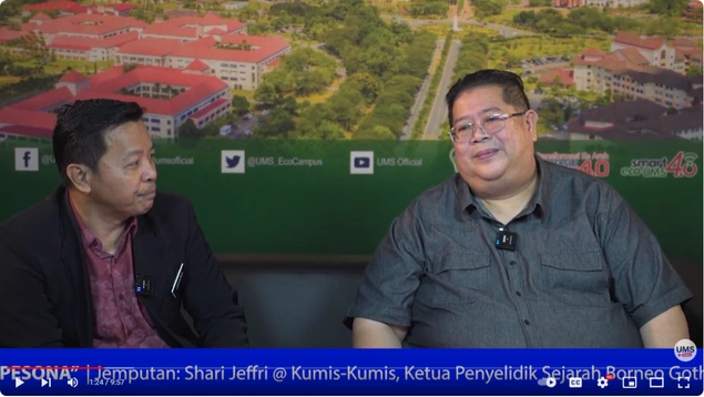 Shari Jeffri during the Bicara Santai Pesona interview