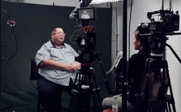 Shari Jeffri during the filmed interview