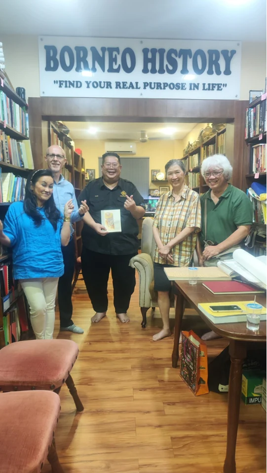 Sabah Art Gallery visitors in the Borneo History Gallery