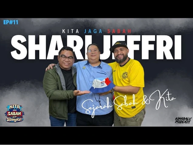 Kinabalu Podcast episode artwork featuring Shari Jeffri