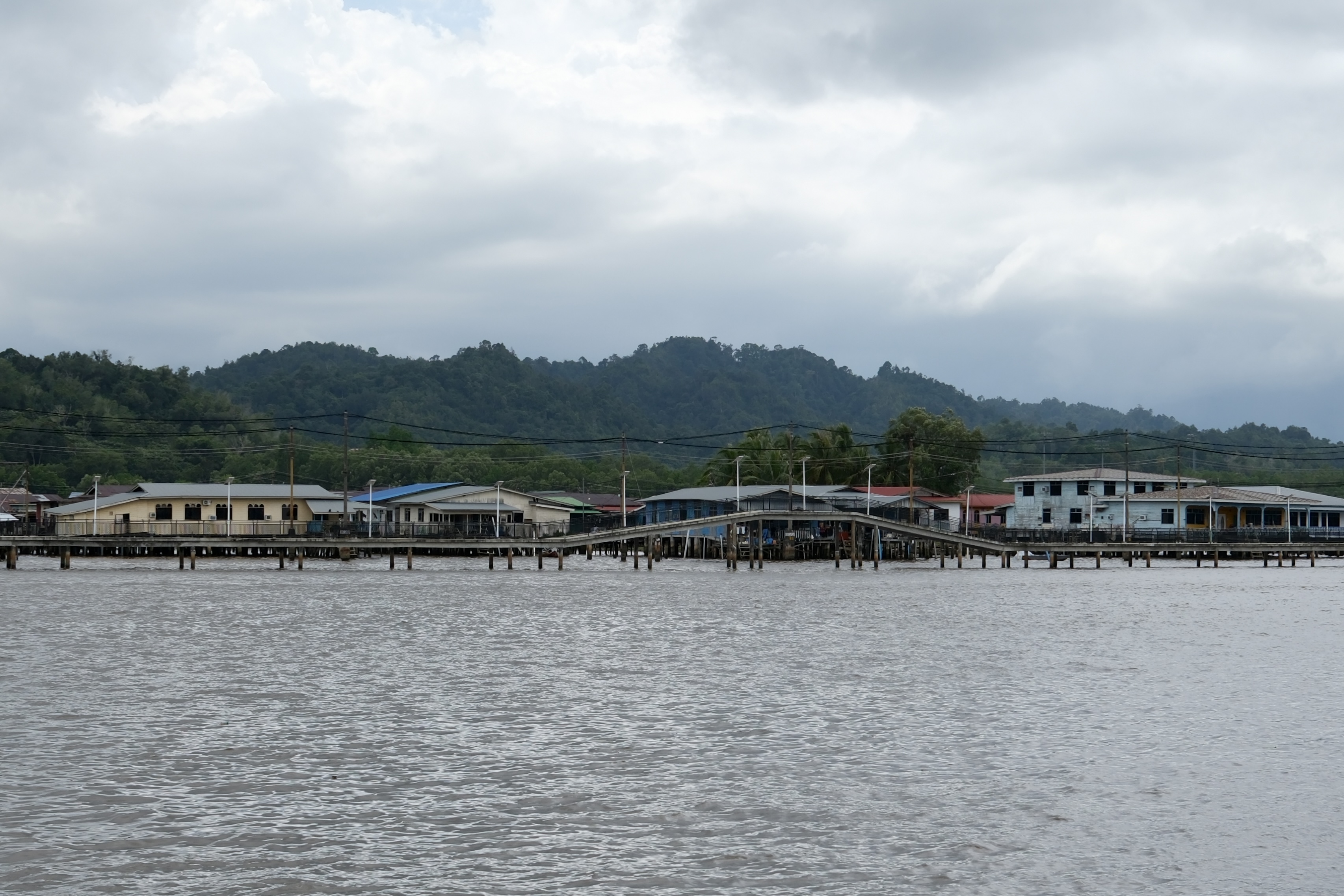 Kampong Ayer, Brunei, photographed in January 2026