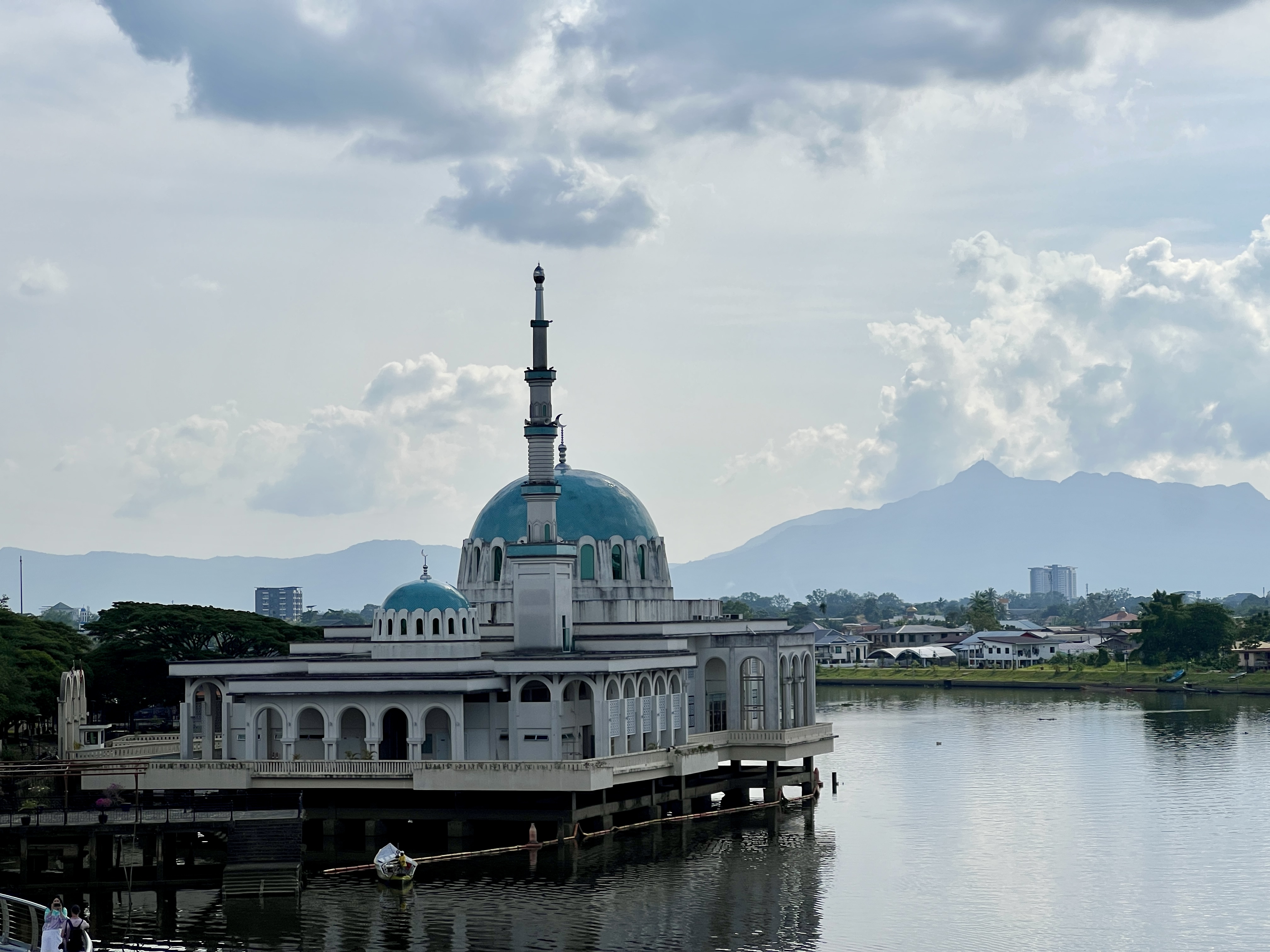 The waterfront in Kuching, Sarawak, photographed in 2025