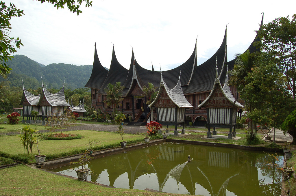 Rumah gadang in Padang Panjang, West Sumatra